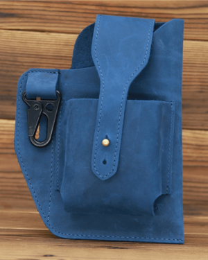 Vintage Belt Waist Bag – Blue Obsession